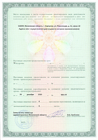 Лицензия (лист2)