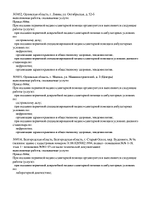 Выписка из реестра лицензий ООО Нефролайн-Орел 2